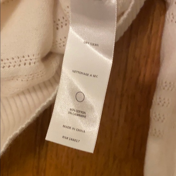 n:PHILANTHROPY v-neck back sweater in ivory - Picture 5 of 5